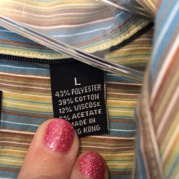 🏝RARE VINTAGE TOMMY BAHAMA INDIGO PALMS BUTTON DOWN SZ L EXCELLENT COND. - Picture 4 of 8